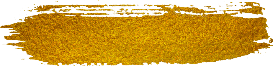 Metallic gold brush stroke