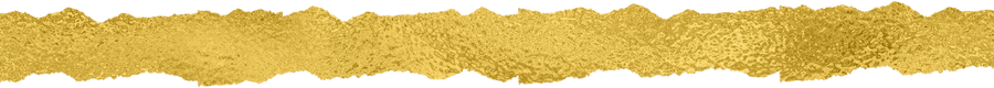 Gold Ripped Paper Border