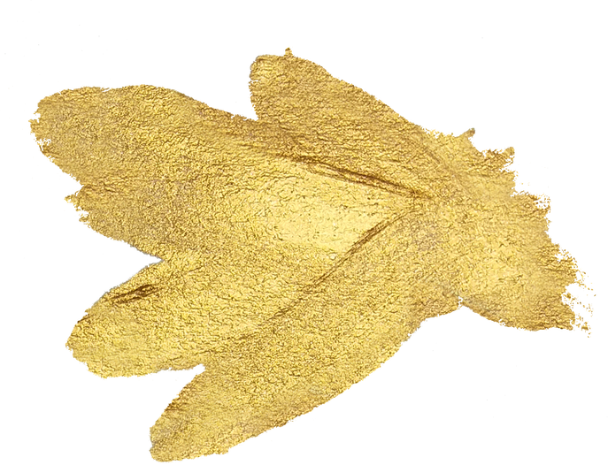 Gold Metallic Brushstroke	